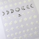 Star Struck (MS-112) - Glow In The Dark Nail Art Sticker