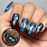Star Struck (MS-112) - Glow In The Dark Nail Art Sticker