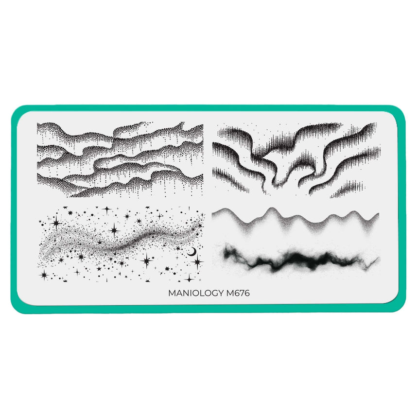 Starlit Skies (M676) - Nail Stamping Plate