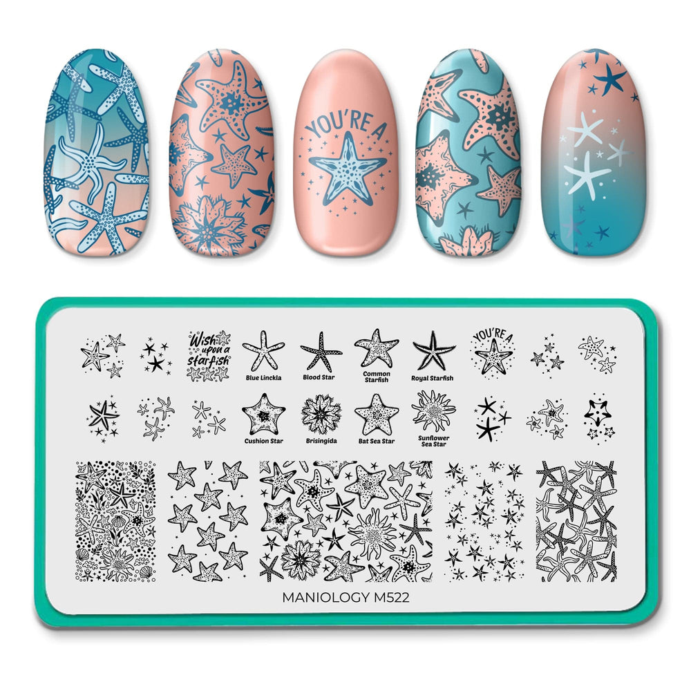 Starry Sea (M522) - Nail Stamping Plate