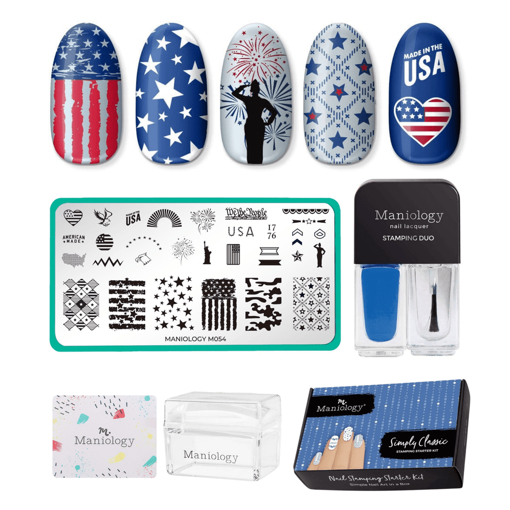 Stars and Stripes: 4th of July Nail Stamping Starter Kit