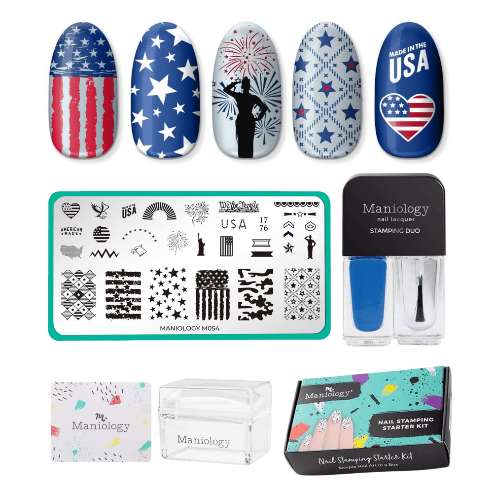 Stars and Stripes: 4th of July Nail Stamping Starter Kit