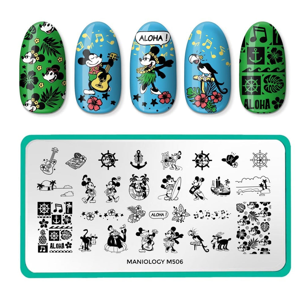 Steamboat Willie (M506) - Nail Stamping Plate