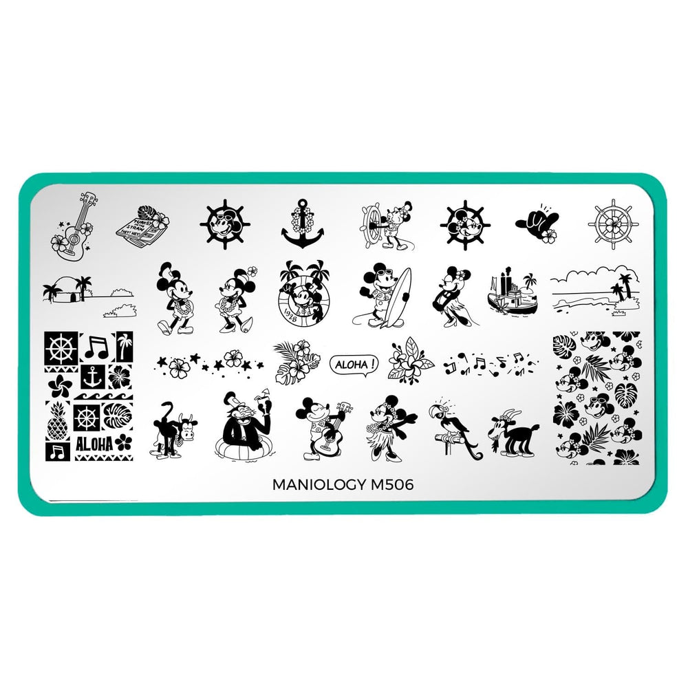 Steamboat Willie (M506) - Nail Stamping Plate