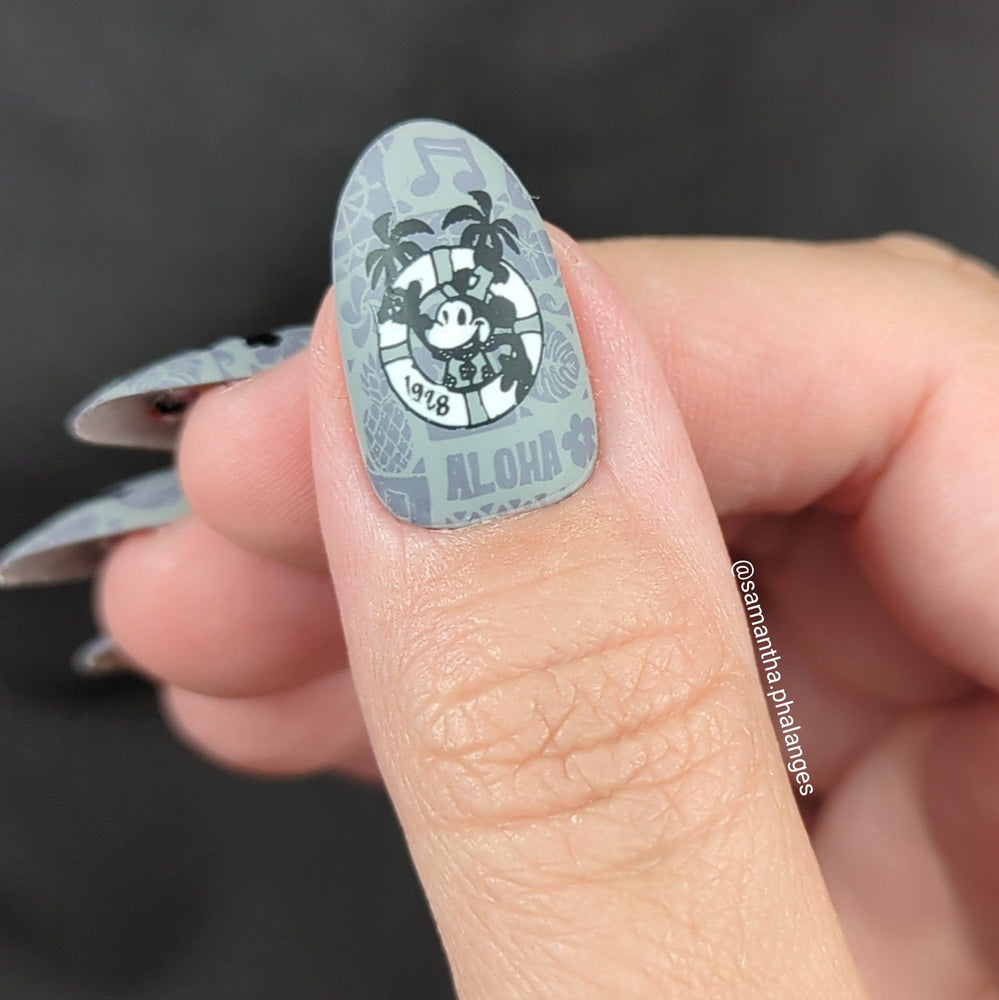 Steamboat Willie (M506) - Nail Stamping Plate