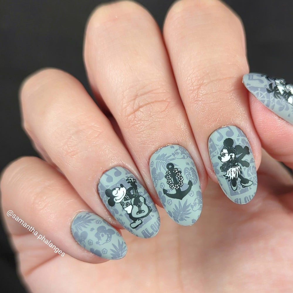 Steamboat Willie (M506) - Nail Stamping Plate