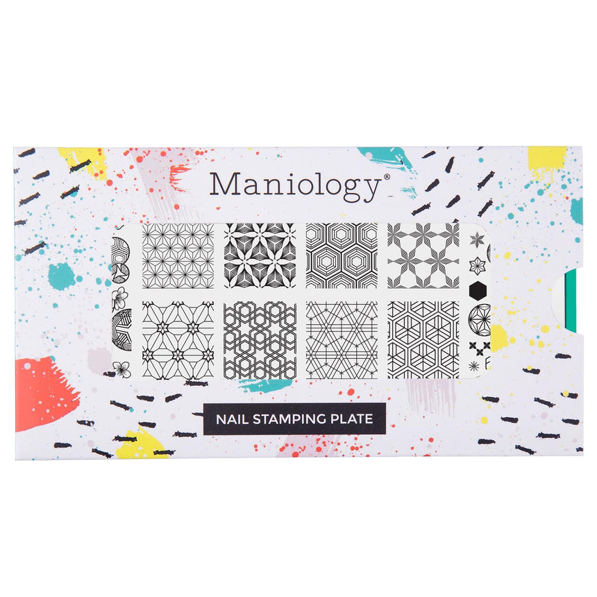 Colorful threads (M678) - Nail Stamping Plate