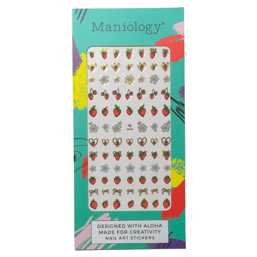 Strawberry Fields (MS-125) - Nail Art Sticker