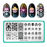 Sugar Skulls (M622) - Nail Stamping Plate