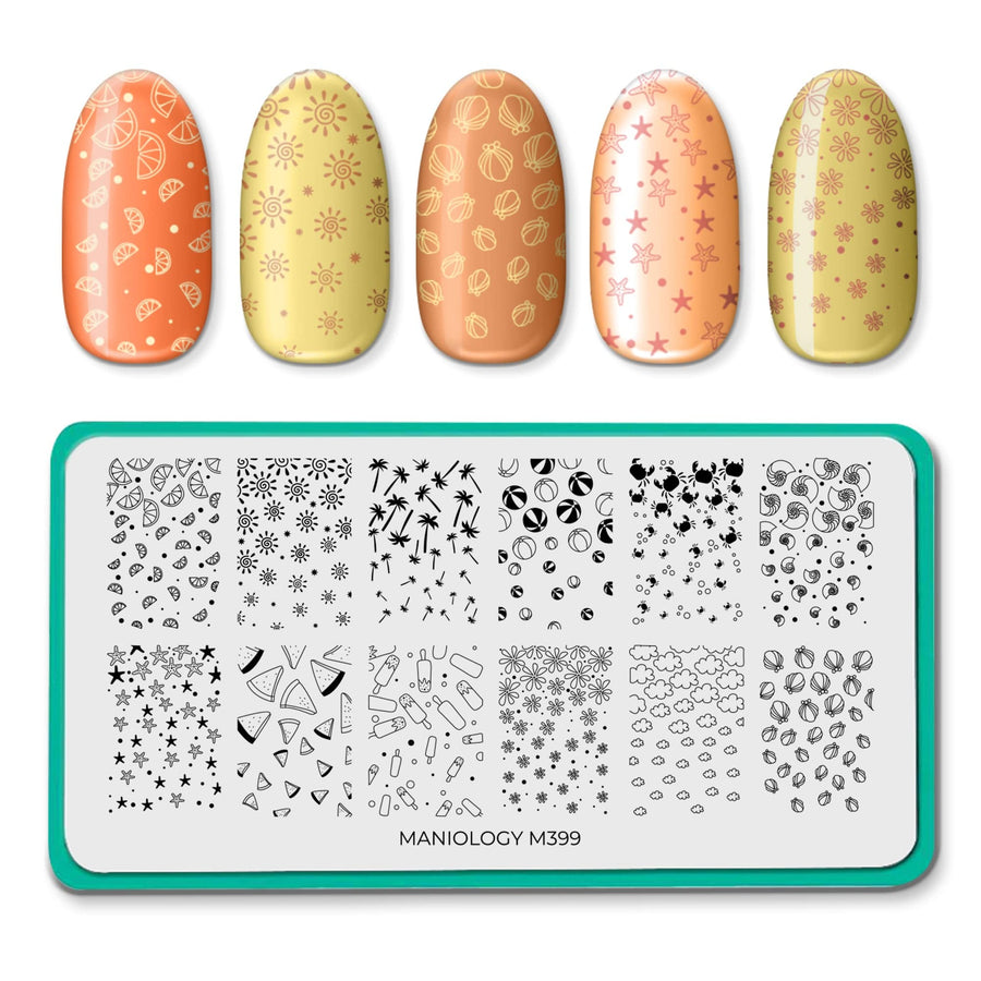 Summer Gradient (M399) - Nail Stamping Plate