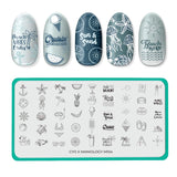 Sun & Sand: Beach-Themed Nail Stamping Starter Kit
