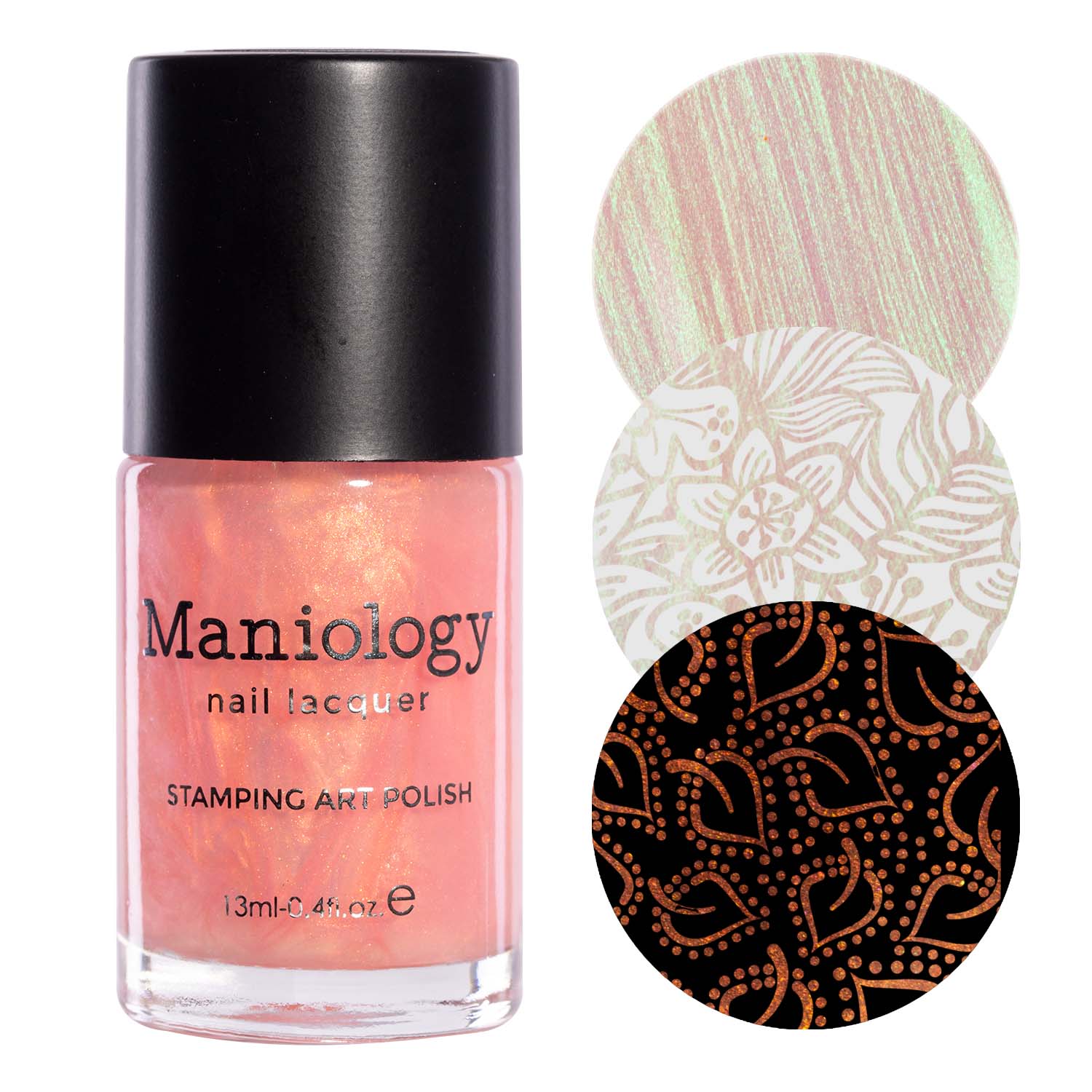 Sandbar (B475) - Aurora Duochrome Pink to Bronze Stamping Polish