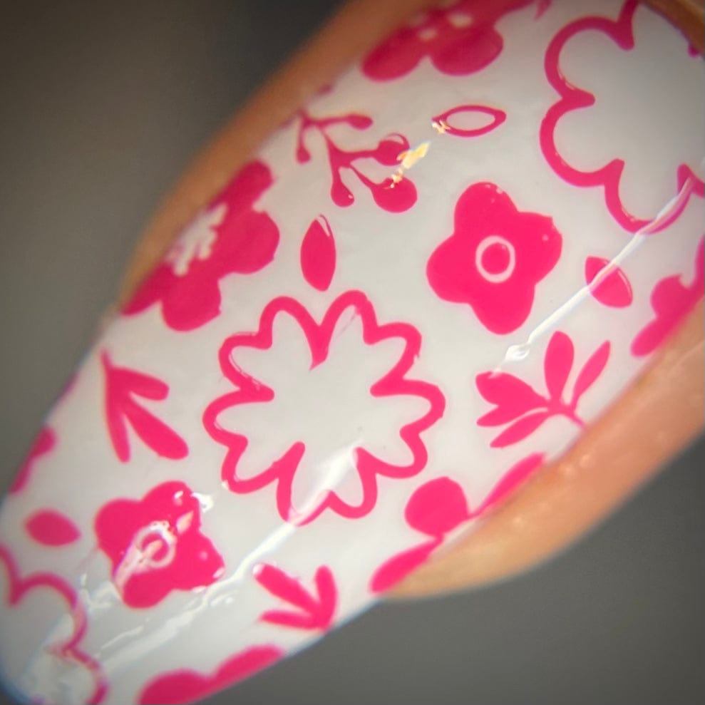 Sunshower: Rosebud (B507) - Pink Cream Stamping Polish