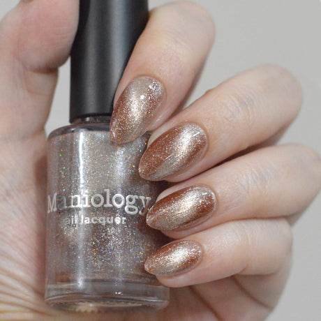 Sweet Treat: Cream Puff (P199) Taupe Magnetic Glitter Polish