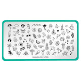 Tan Lines & Sunshine (M705) - Nail Stamping Plate