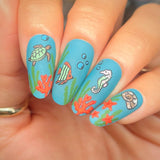 Tan Lines & Sunshine (M705) - Nail Stamping Plate