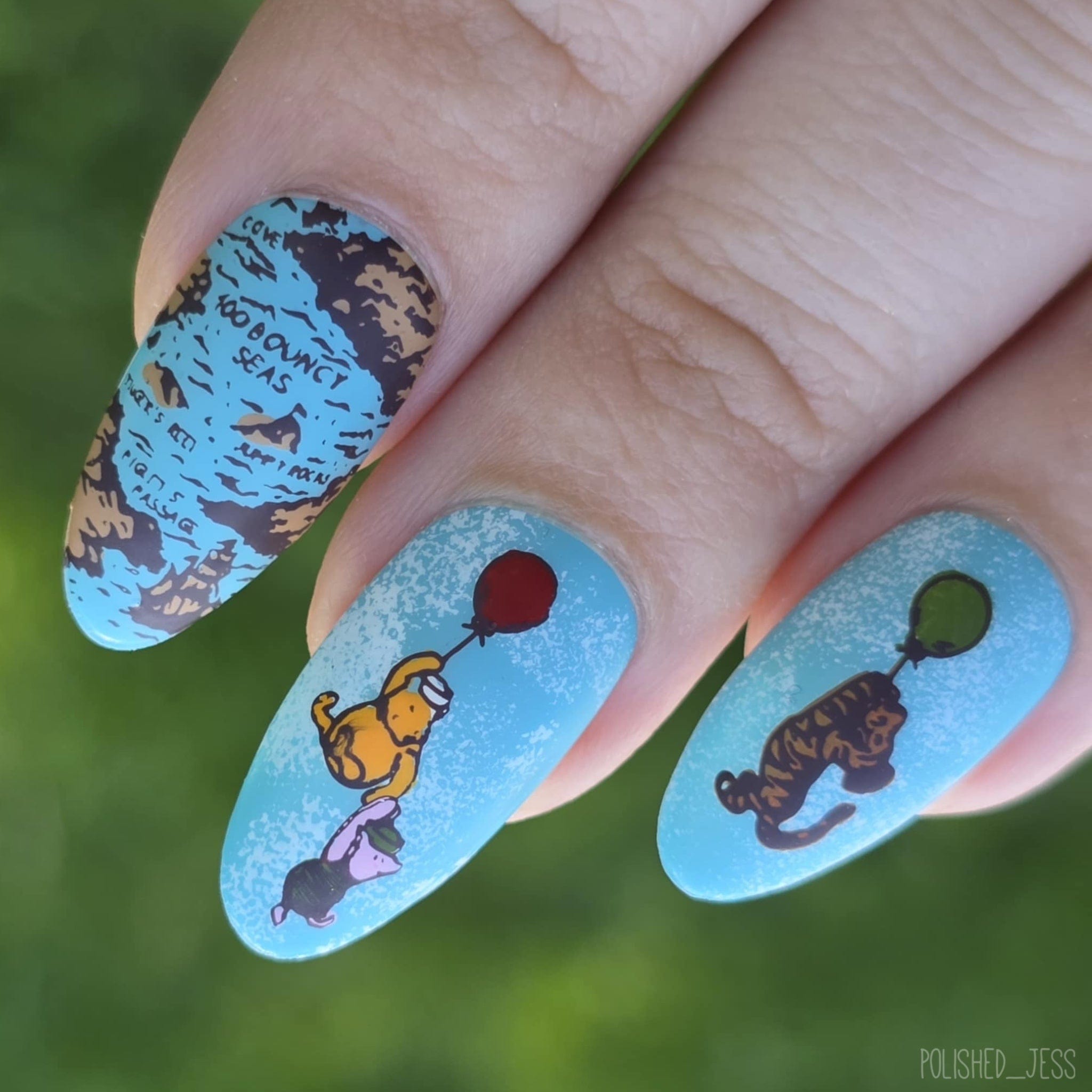 Tigger's Great Adventure (M607) - Nail Stamping Plate