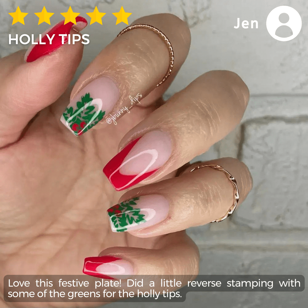 Tinsel Time (M420) - Nail Stamping Plate