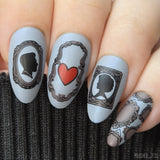 Tiny Exhibits (M628) - Nail Stamping Plate