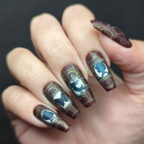 Tiny Exhibits (M628) - Nail Stamping Plate