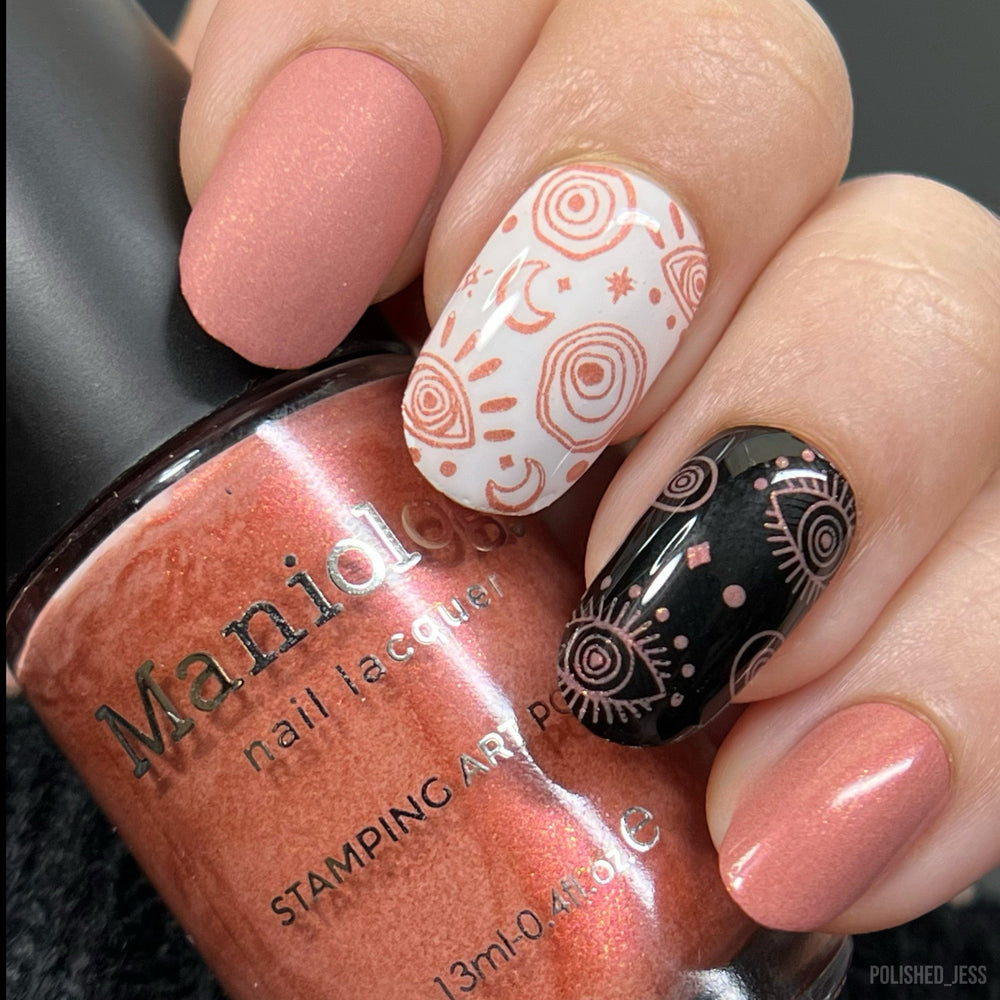 Toco Toucan (B439) - Metallic Orange Stamping Polish