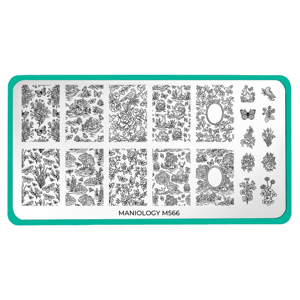 Toile De Jouy (M566) - Nail Stamping Plate