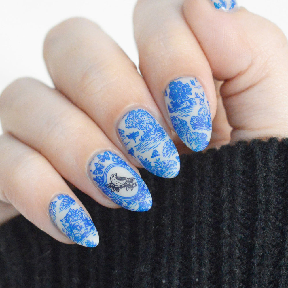 Toile De Jouy (M566) - Nail Stamping Plate