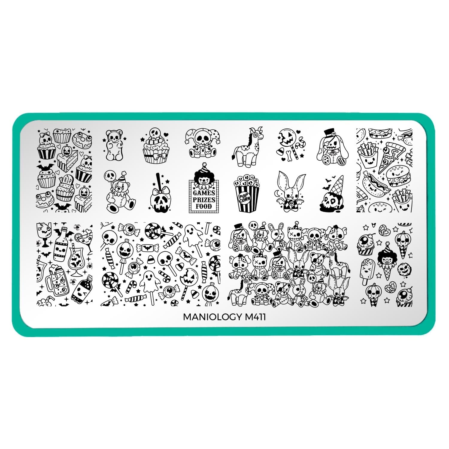 Treats & Trinkets (M411) - Nail Stamping Plate – Maniology