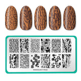 Tree Bark Texture (M432) - Nail Stamping Plate