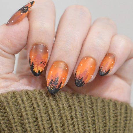 Tree Hugger (M743) - Nail Stamping Plate