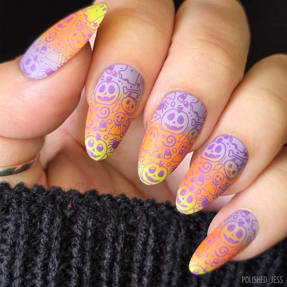 Trick Or Treat (M510) - Nail Stamping Plate