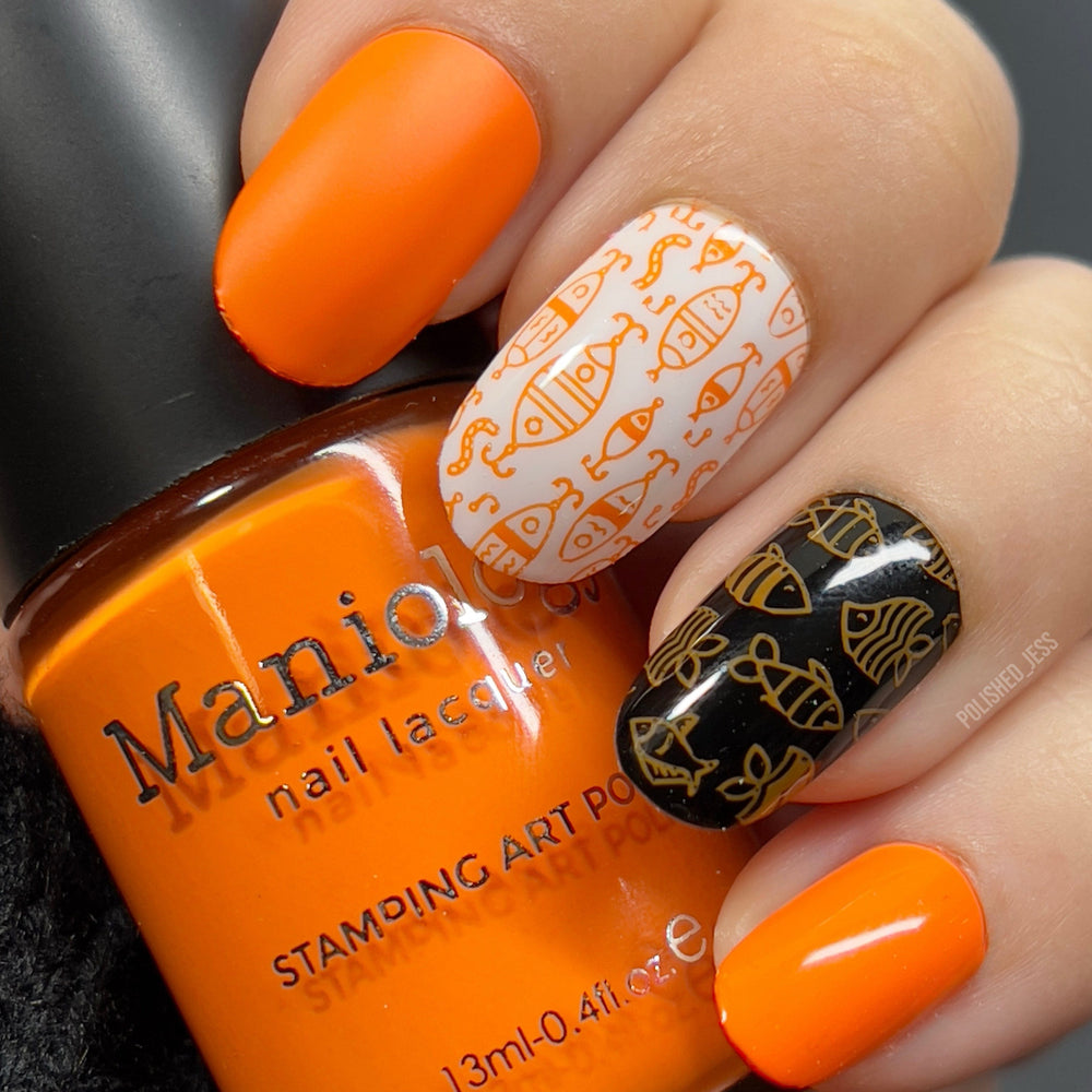 Tropicana: Papaya (B436) - Orange Cream Stamping Polish