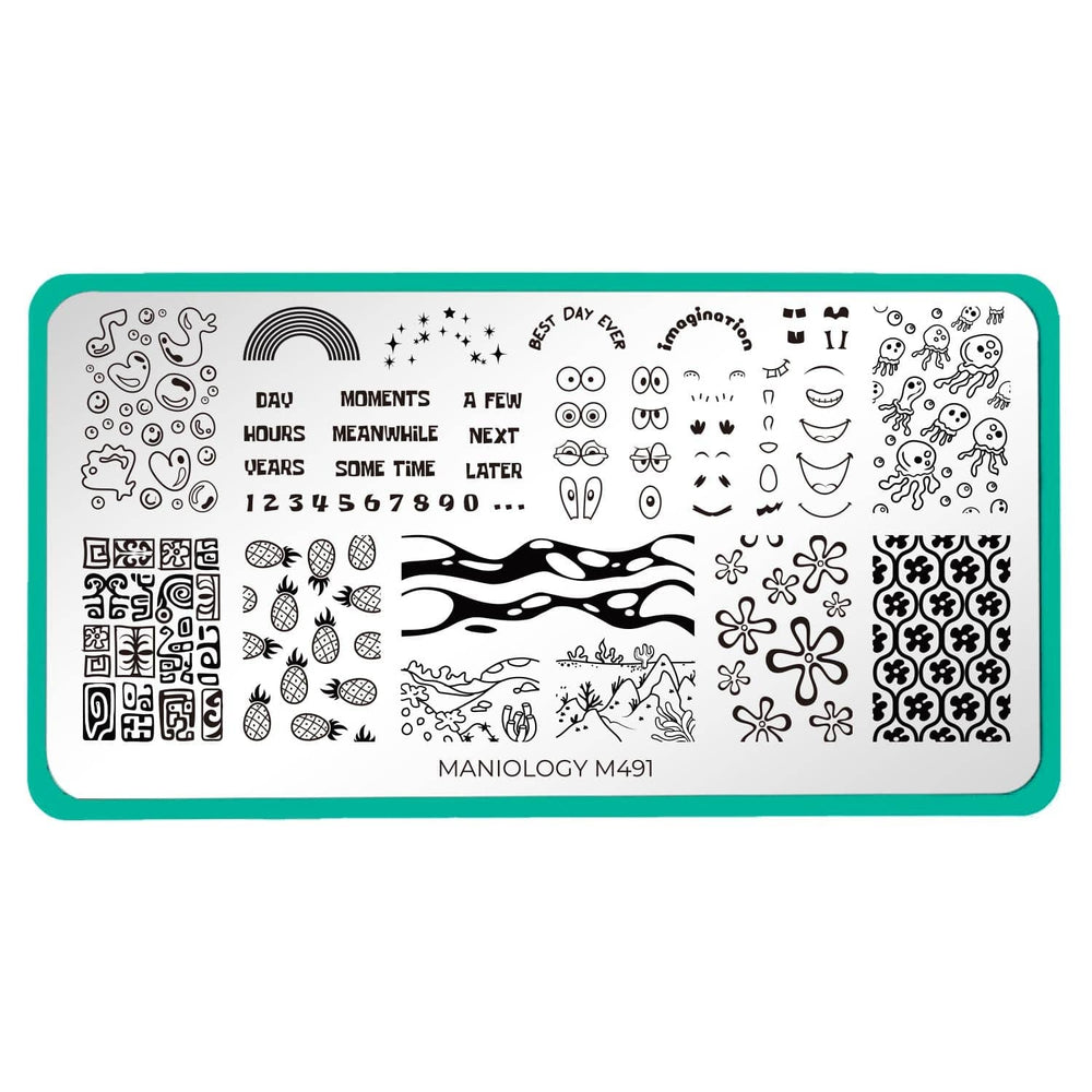 Under the Sea (M491) - Nail Stamping Plate