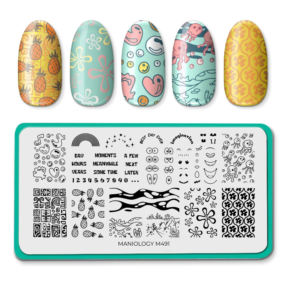 Under the Sea (M491) - Nail Stamping Plate