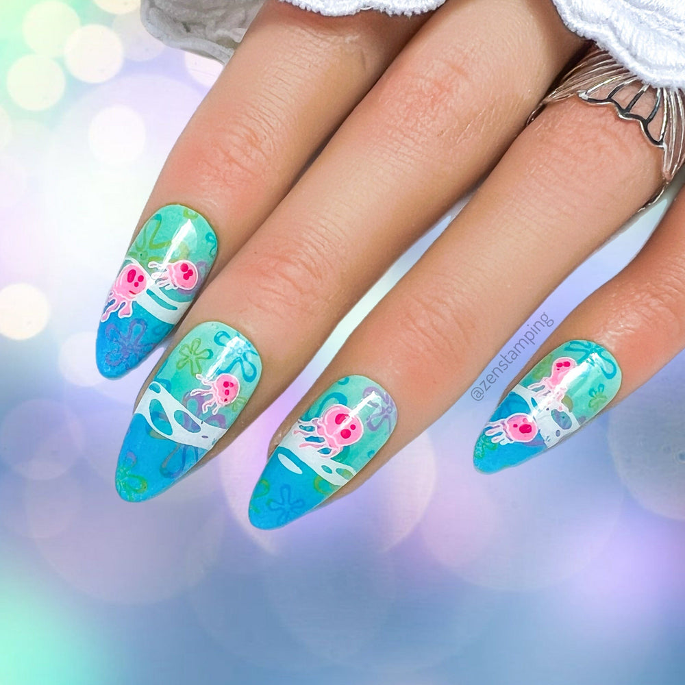 Under the Sea (M491) - Nail Stamping Plate