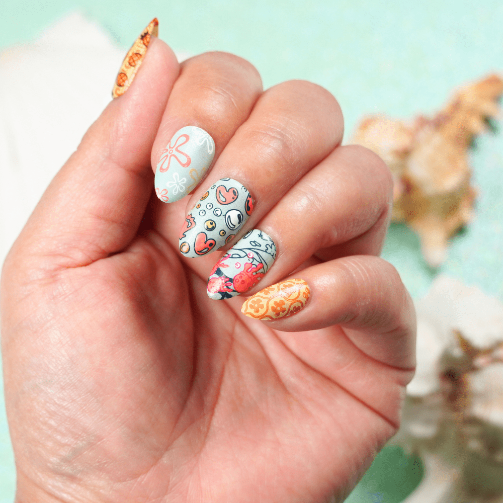 Under the Sea (M491) - Nail Stamping Plate