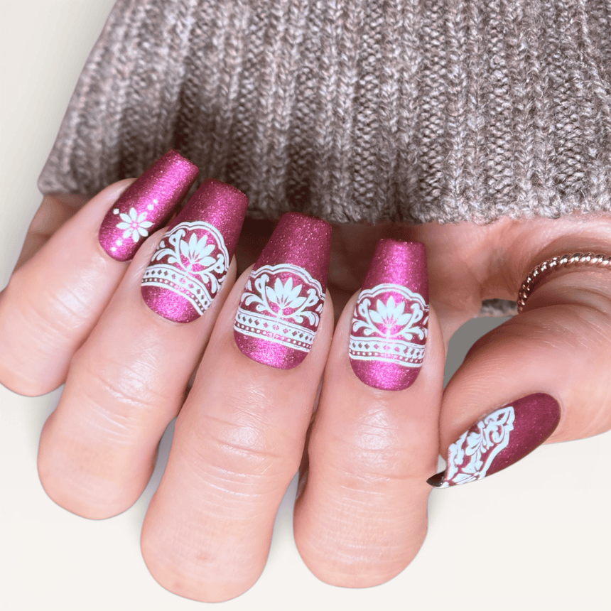 Villa Mosaic (M696) - Nail Stamping Plate