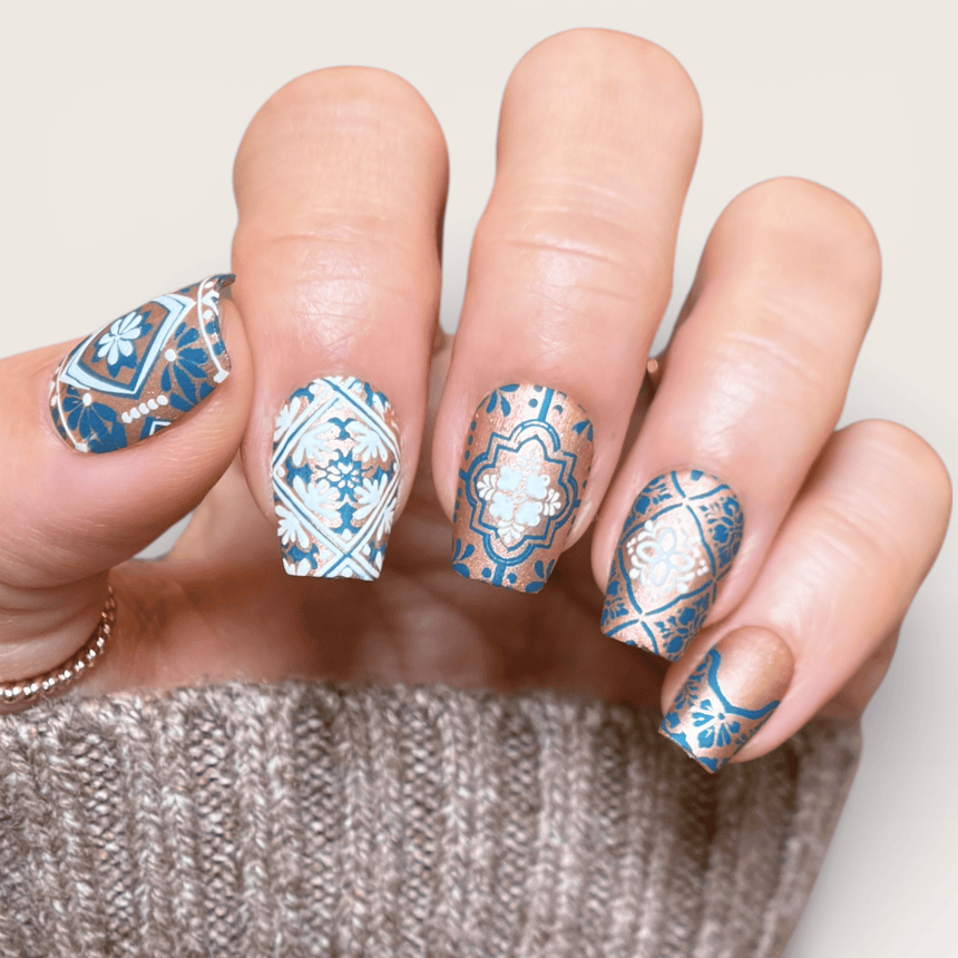 Villa Mosaic (M696) - Nail Stamping Plate