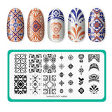 Villa Mosaic (M696) - Nail Stamping Plate