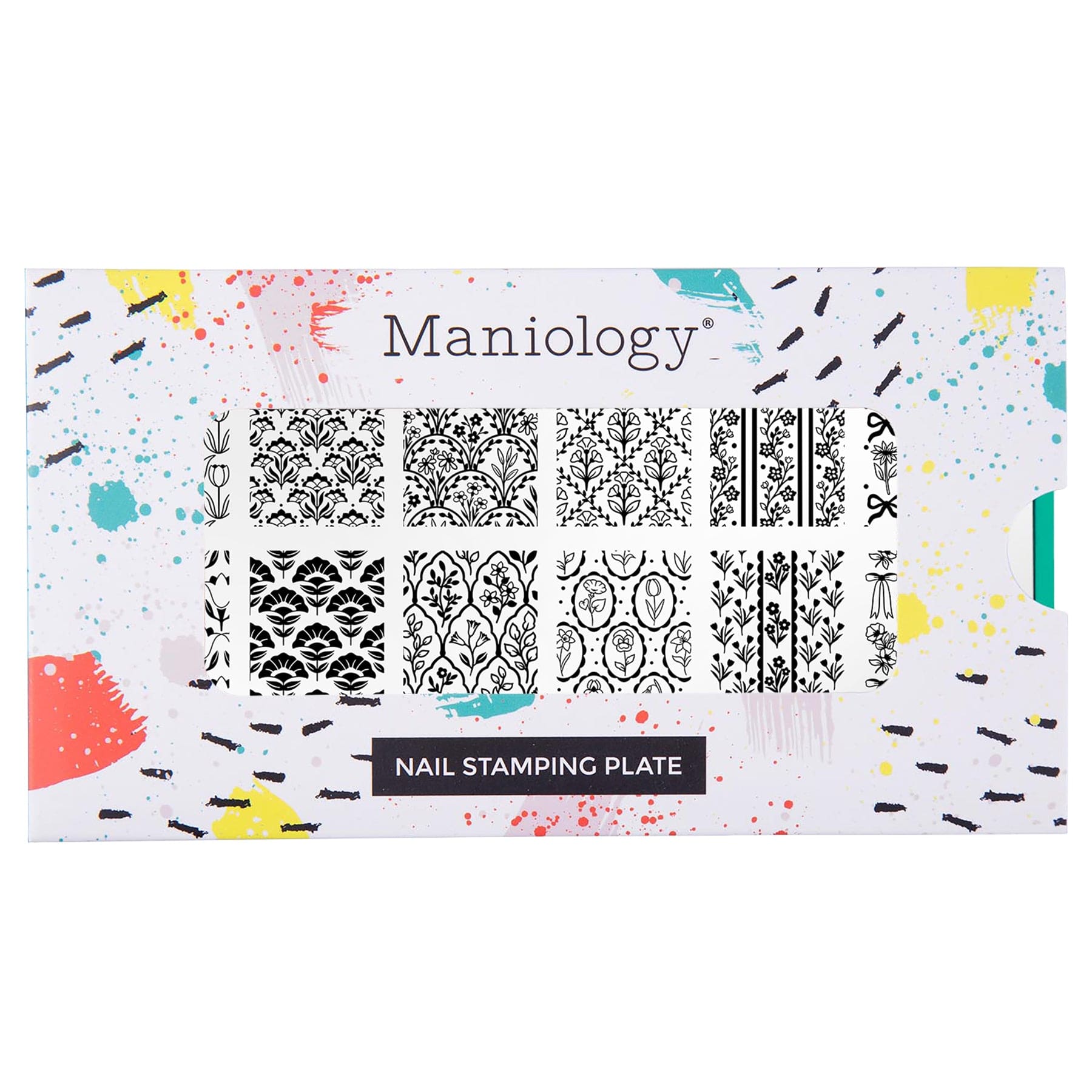 Wall Flowers (M580) - Nail Stamping Plate – Maniology