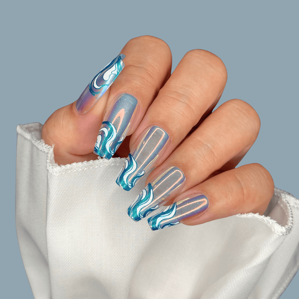 Wavy French (M539) - Nail Stamping Plate