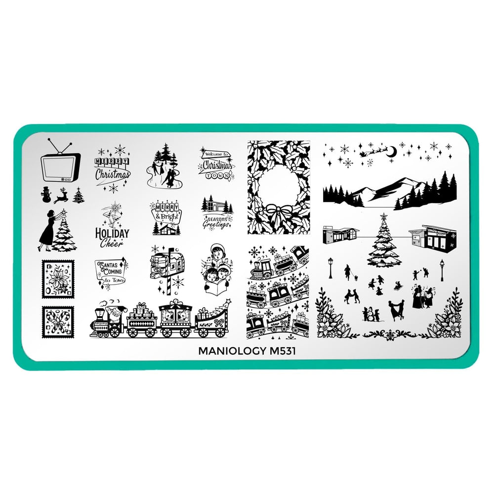 Welcome to Christmas Town (M531) - Nail Stamping Plate