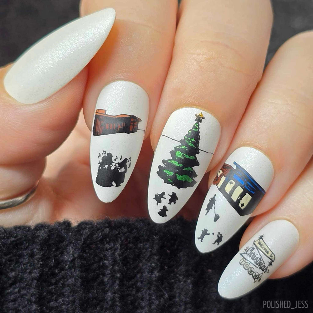 Welcome to Christmas Town (M531) - Nail Stamping Plate