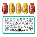 Welcome to Spain (M735) - Nail Stamping Plate