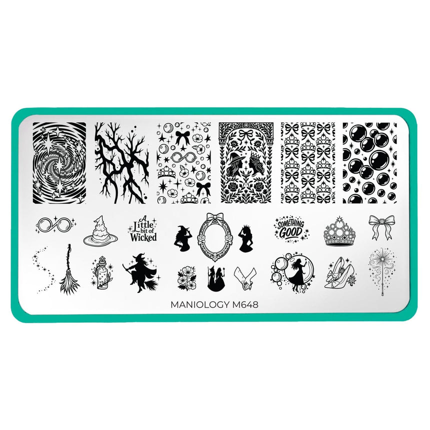 Wickedly Good (M648) - Nail Stamping Plate