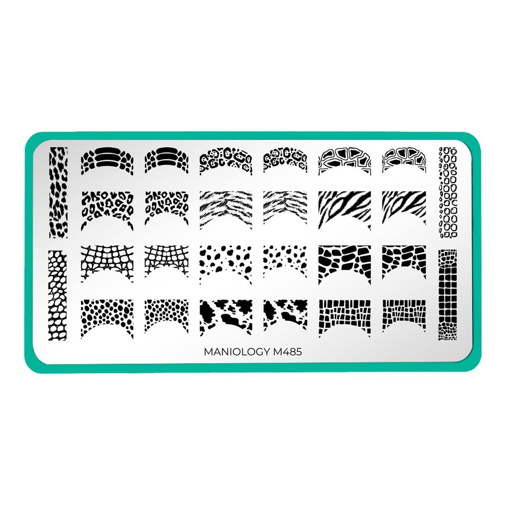 Wild French (M485) - Nail Stamping Plate