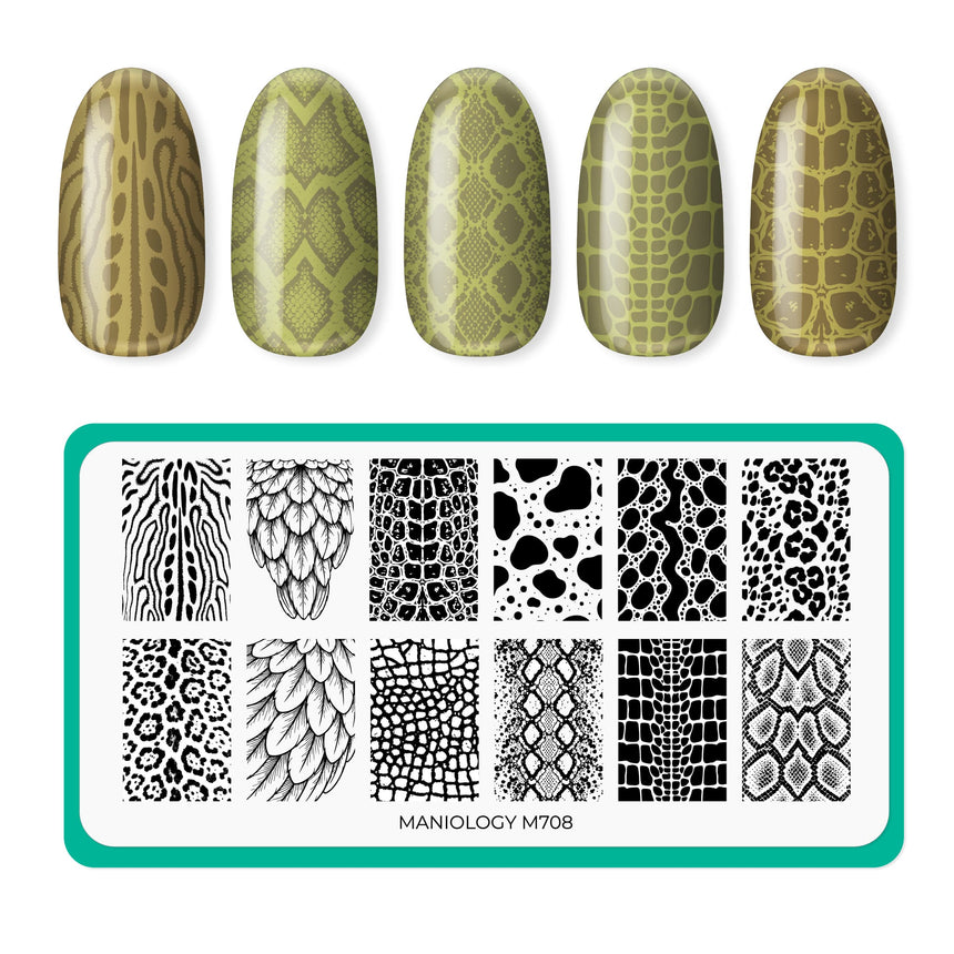 Wild Instincts (M708) - Nail Stamping Plate