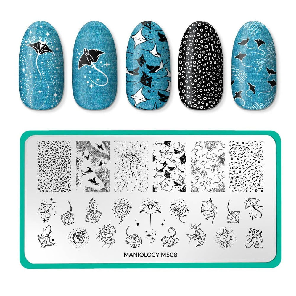 Winged Voyagers (M508) - Nail Stamping Plate