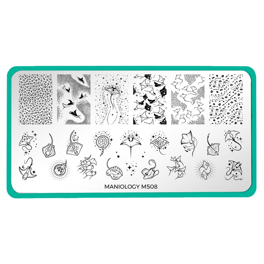 Winged Voyagers (M508) - Nail Stamping Plate