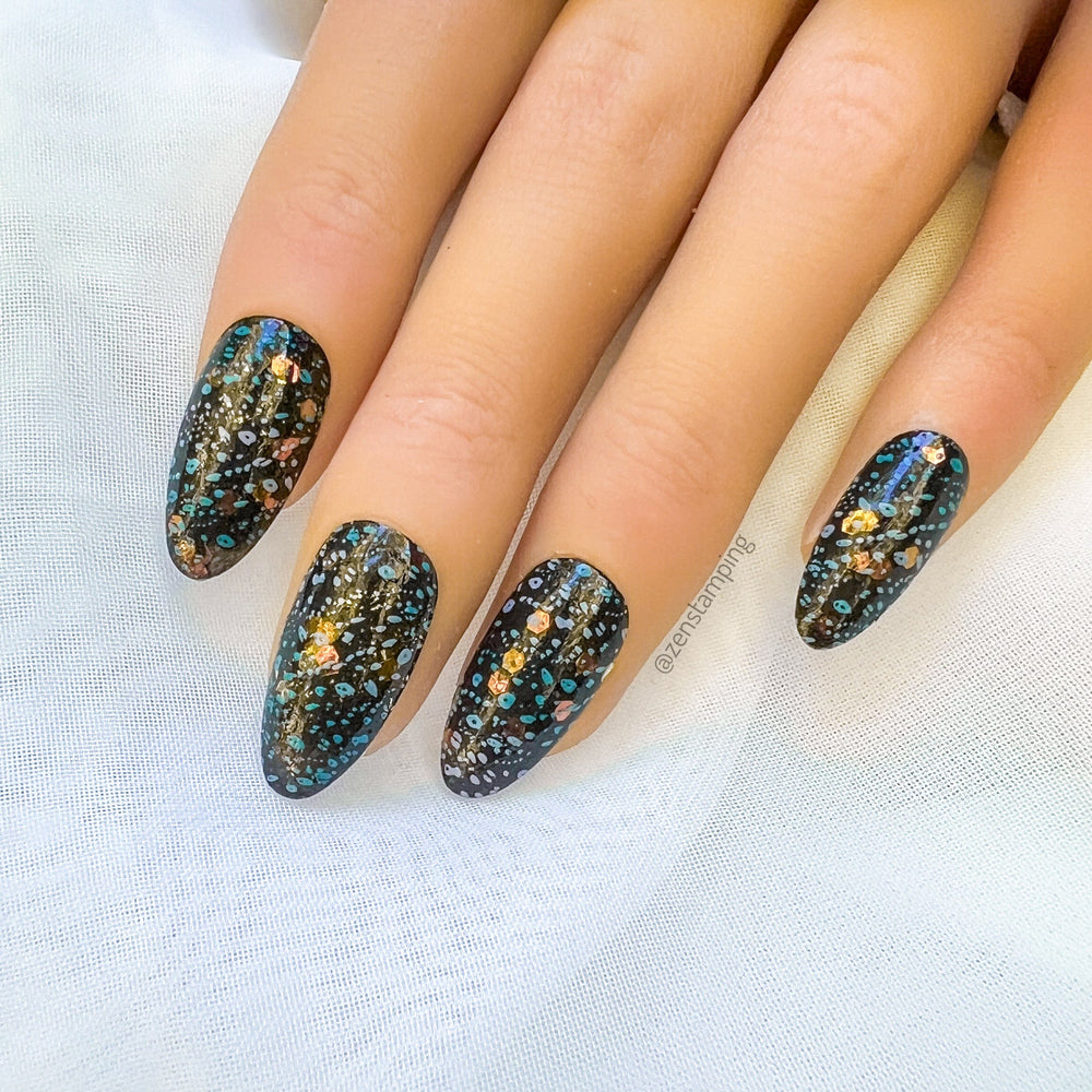 Winged Voyagers (M508) - Nail Stamping Plate